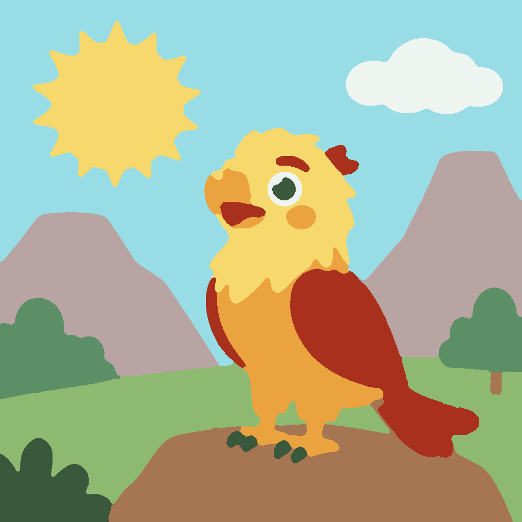 Gouden Leeuw op Rots afbeelding 3