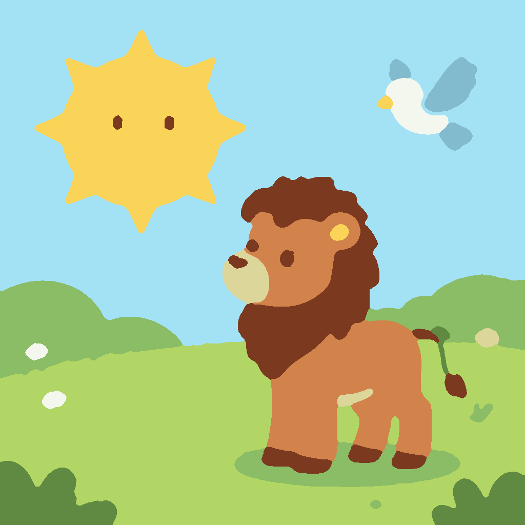 Speelend Leeuwenjong afbeelding 3