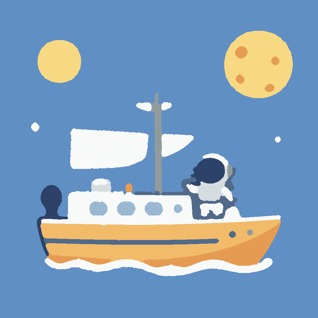 Ruimteschip met Zingende Astronaut afbeelding 3