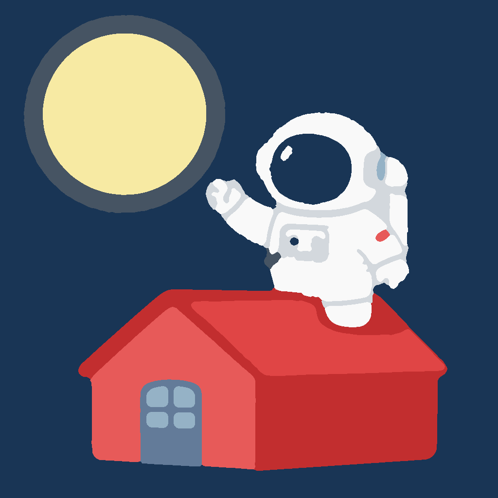 Ruimtehuis en Maan afbeelding 3