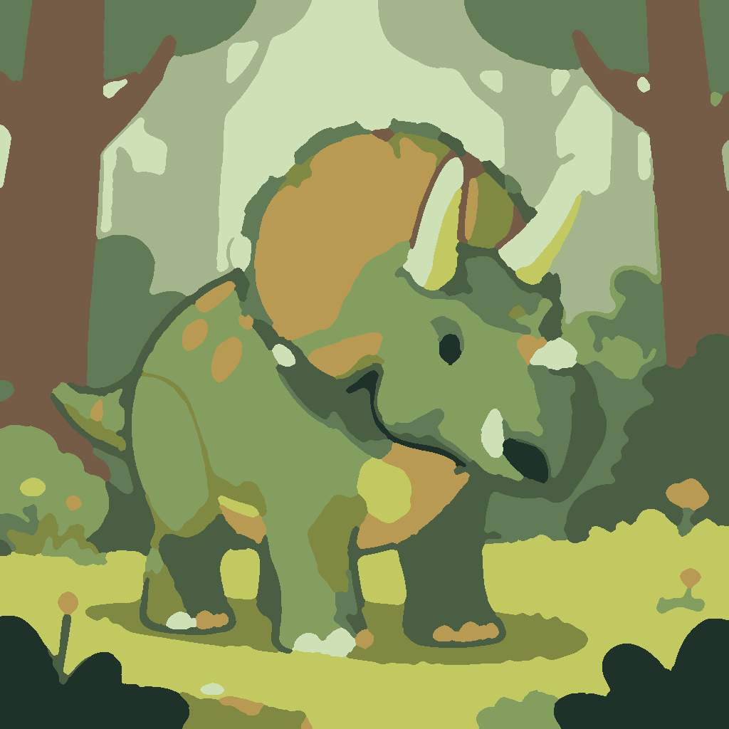 Triceratops in het Woud afbeelding 3