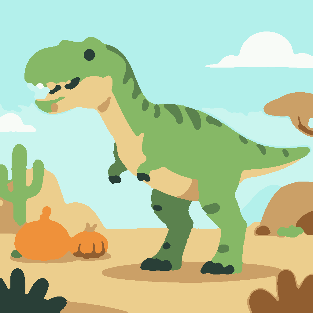 T-Rex in de Woestijn afbeelding 3