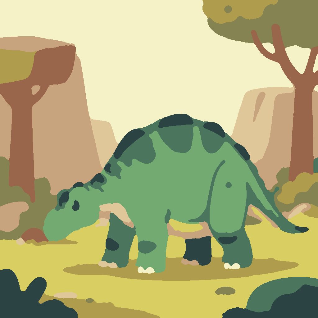 Stegosaurus in de Berg afbeelding 3