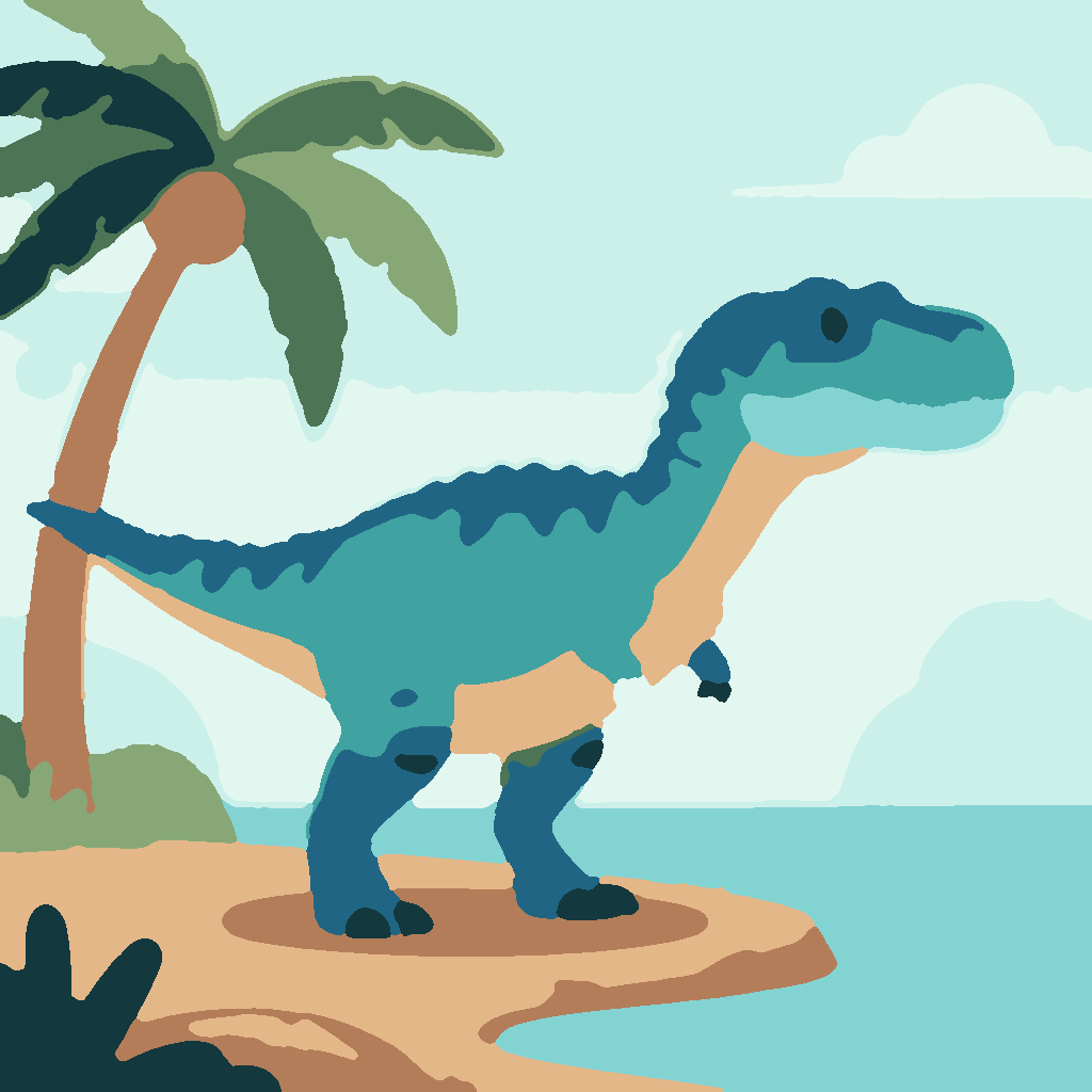 Spinosaurus bij het Meer afbeelding 3