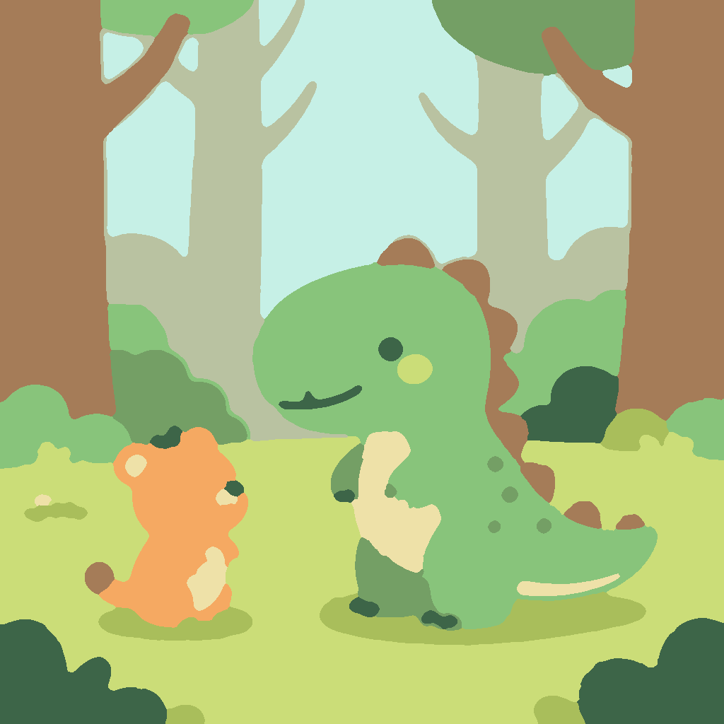 Baby Dino in Bos afbeelding 3