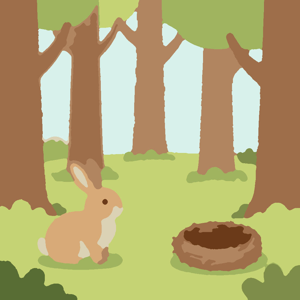 Konijn in het Woud afbeelding 3