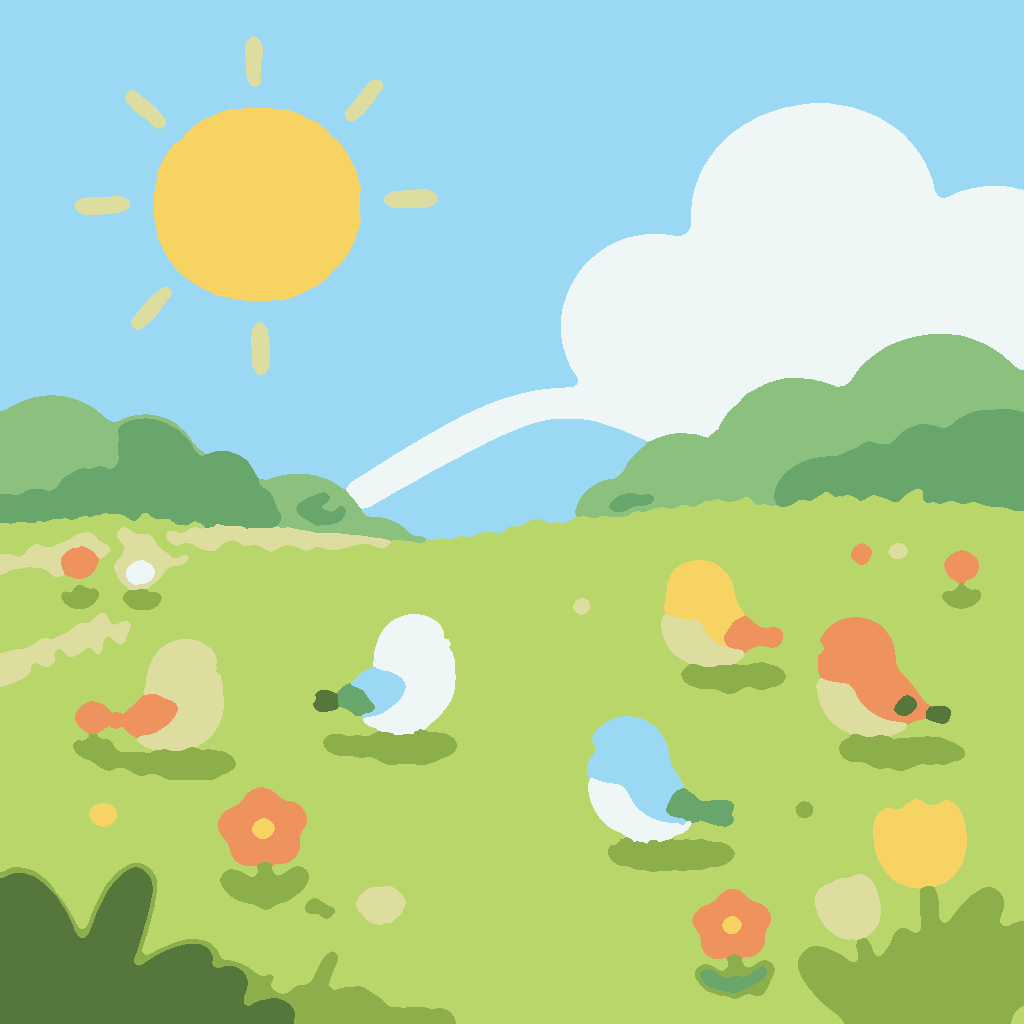 Zonnig Grasveld afbeelding 3