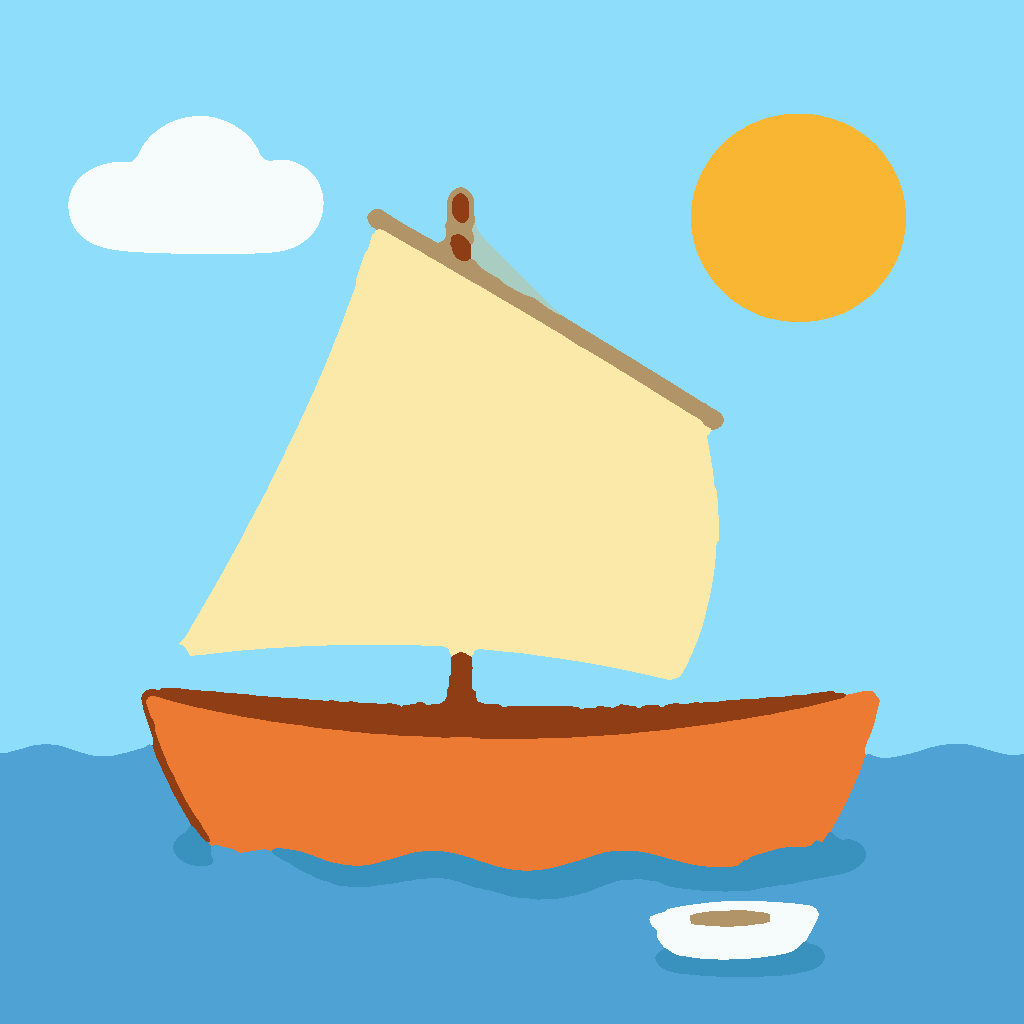 Zonneschip op Zee afbeelding 3