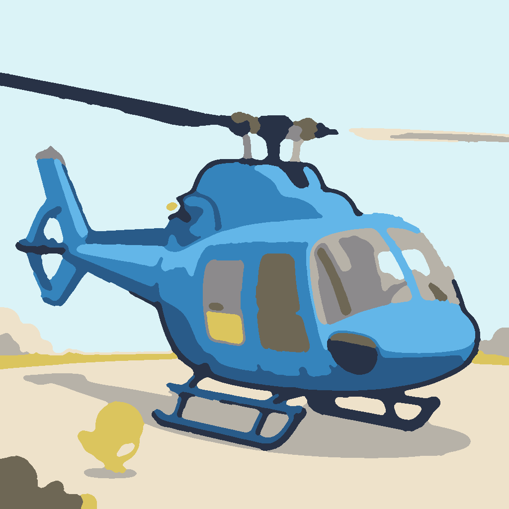 Kleurrijke Helikopter afbeelding 3
