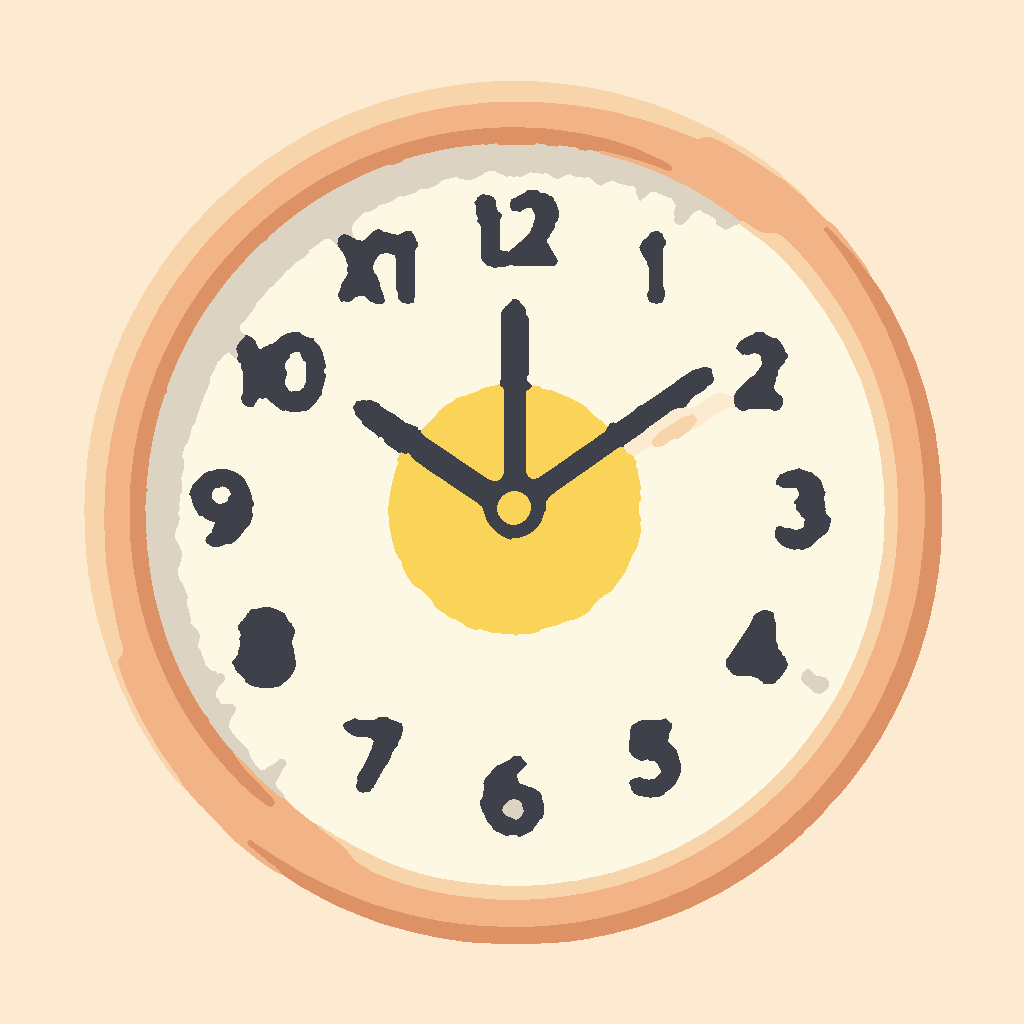 Zonnestralen-klok afbeelding 3