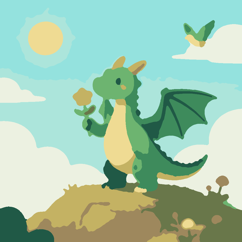 Draak met Bloem afbeelding 3