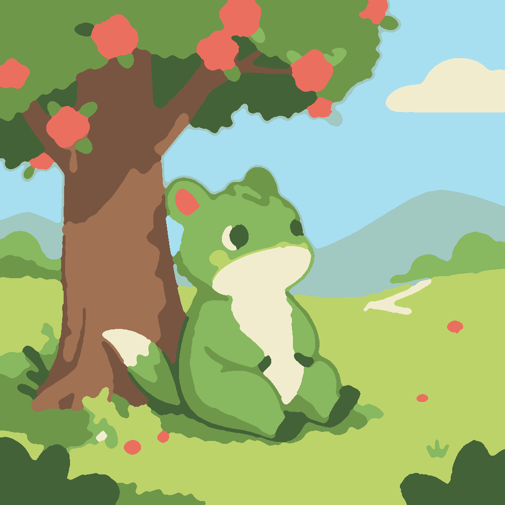 Groene Vos Kleurplaat afbeelding 3