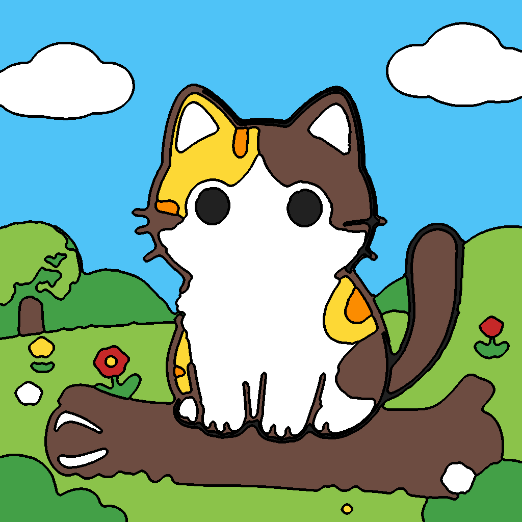 Leuke Kat Kleurplaat afbeelding 3