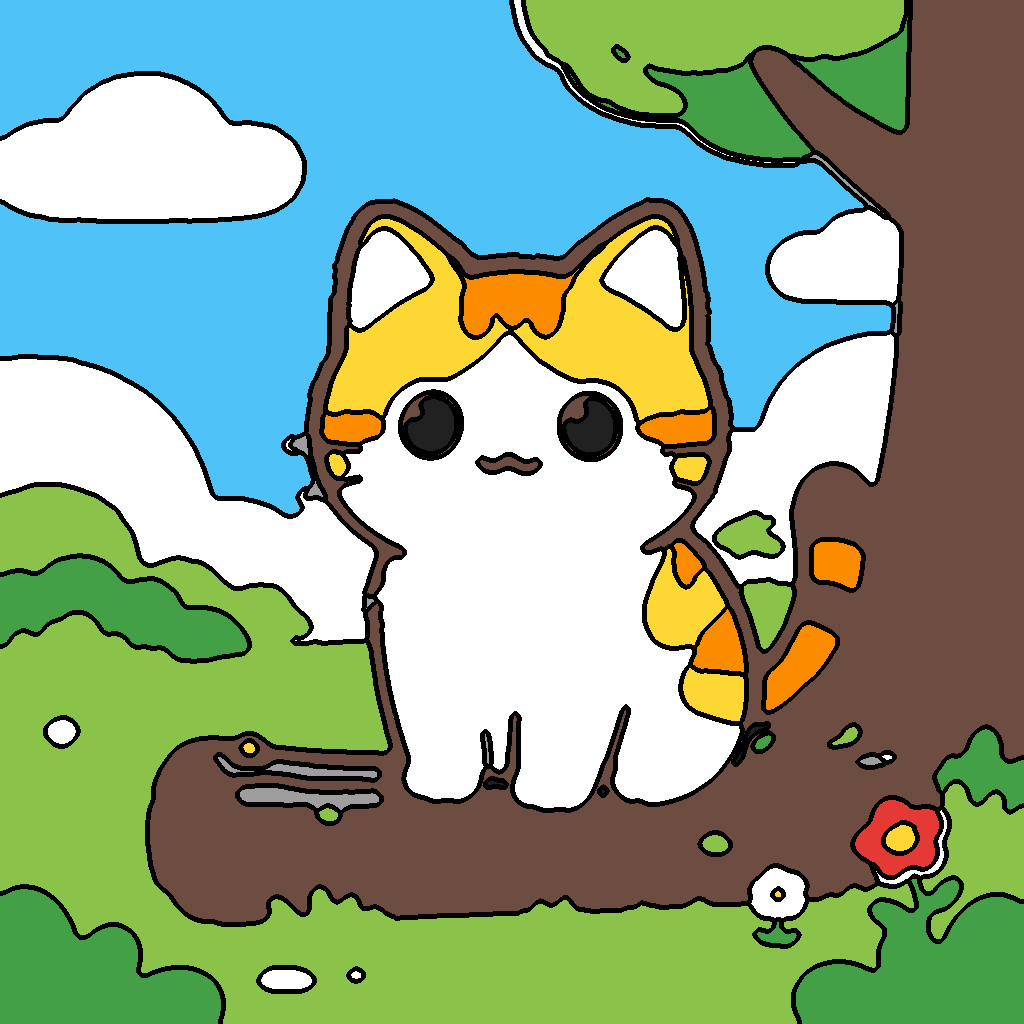 Kattenkleurplaat Downloaden afbeelding 3