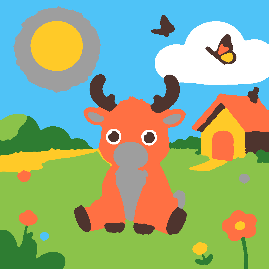 Speelse Beer Kleurplaat afbeelding 3