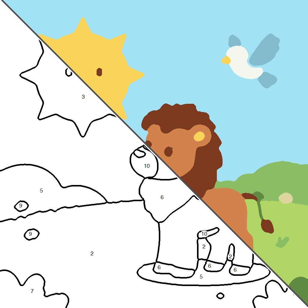 Speelend Leeuwenjong