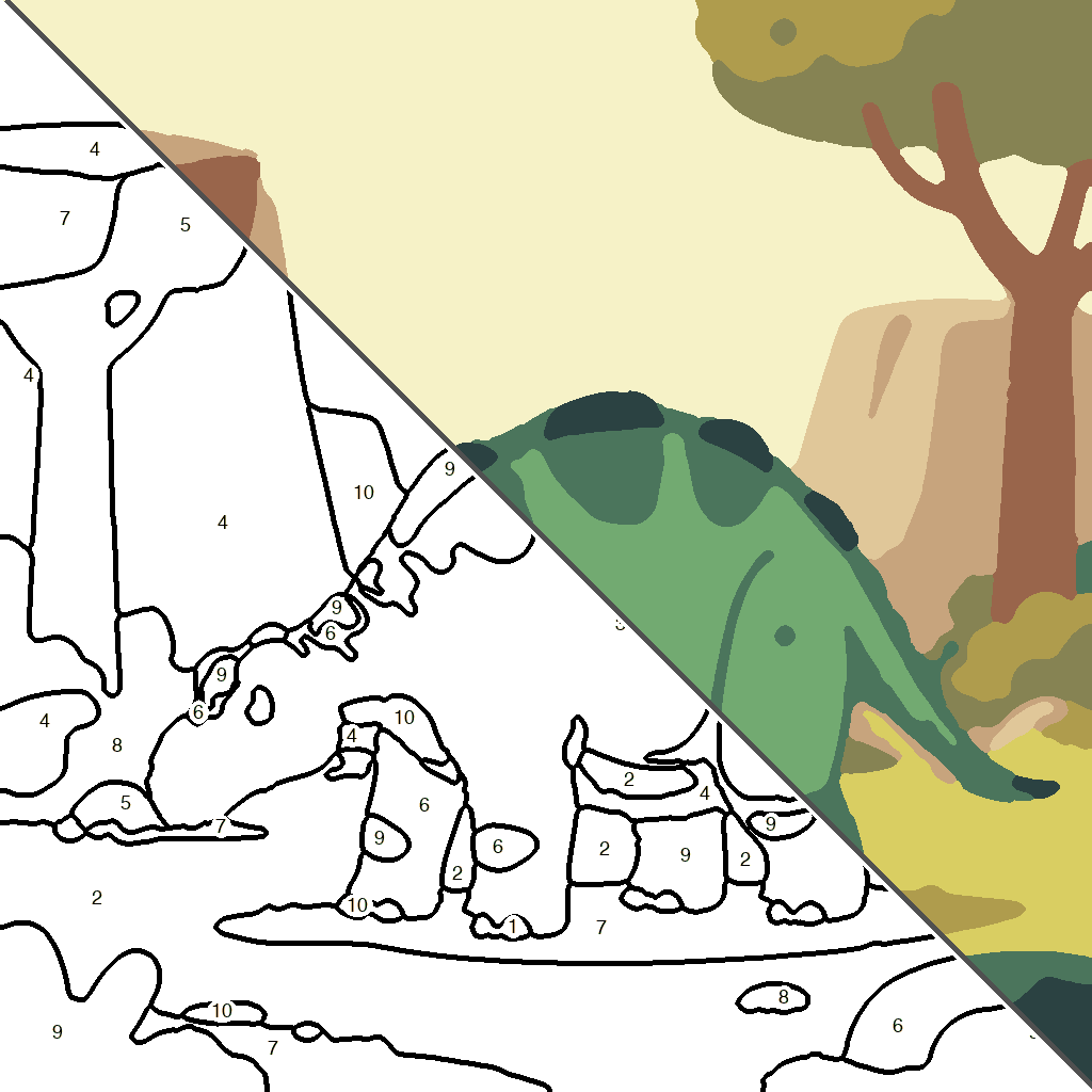 Stegosaurus in de Berg