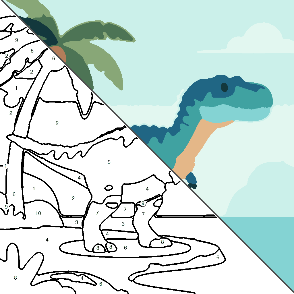 Spinosaurus bij het Meer