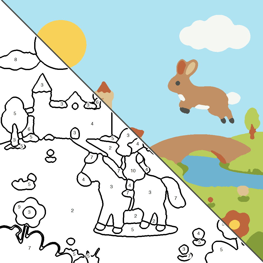 Vliegende Vos in het Woud kleurplaat