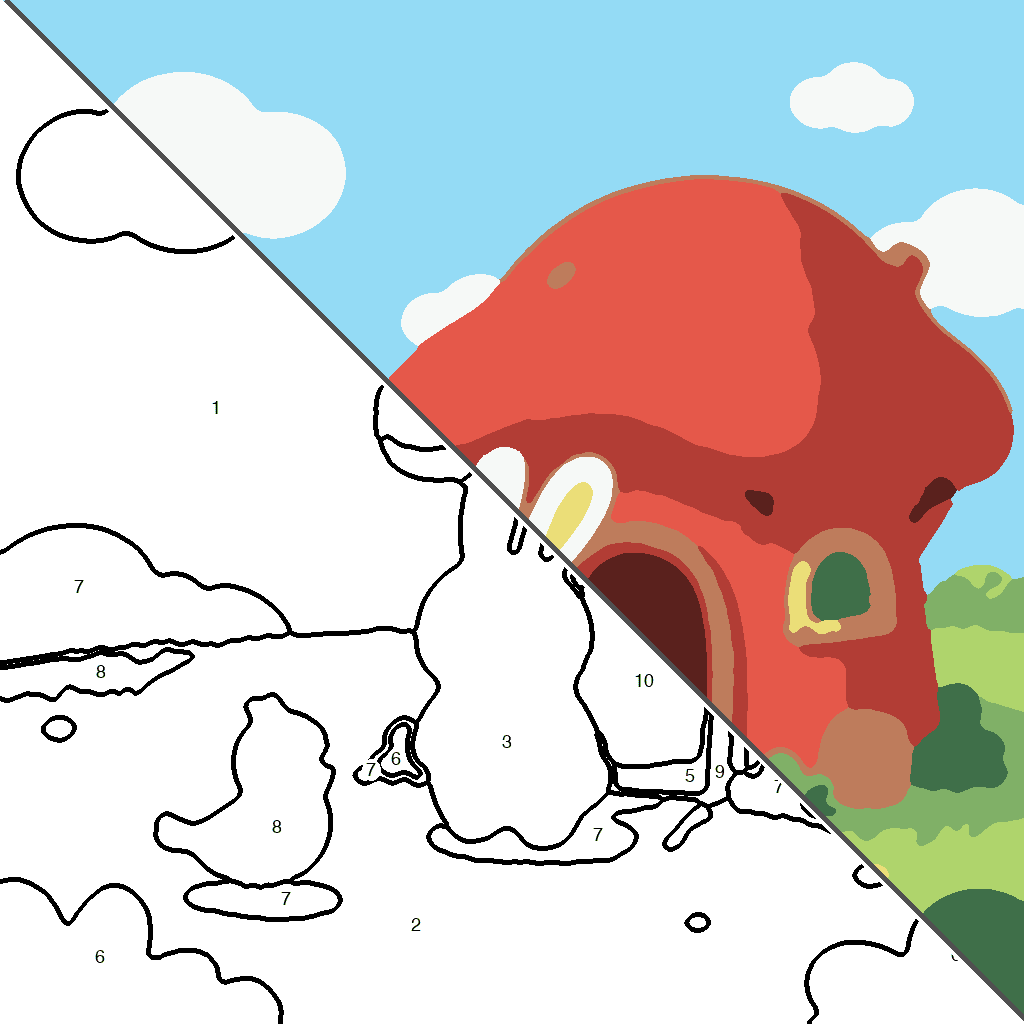 Vrolijke Kleurplaat Bos kleurplaat