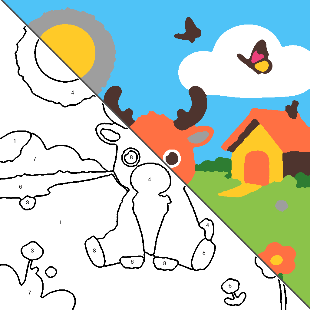 Speelse Beer Kleurplaat kleurplaat