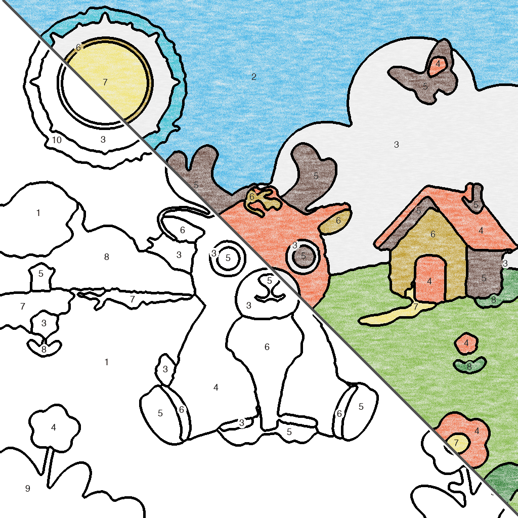 Glitterende Beer Kleurplaat kleurplaat