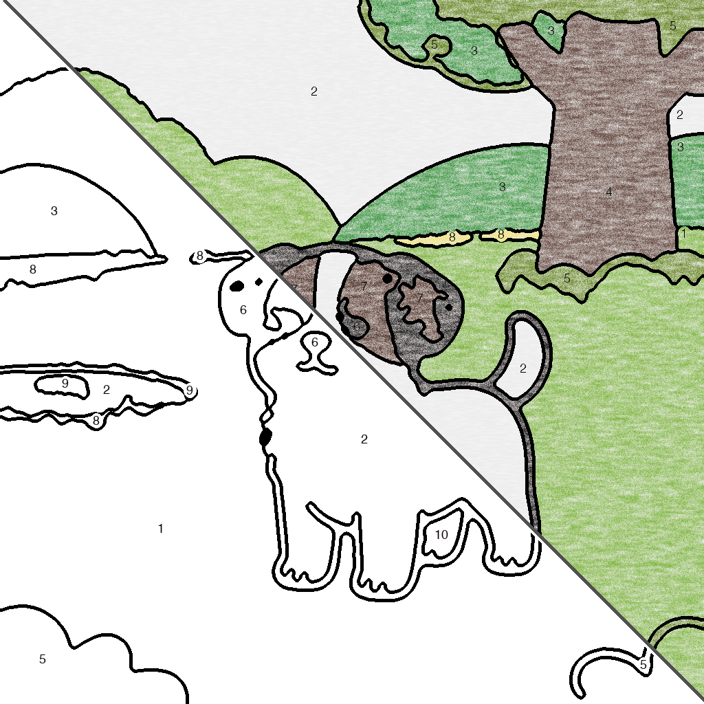 Schattig Hondje Kleurplaat kleurplaat