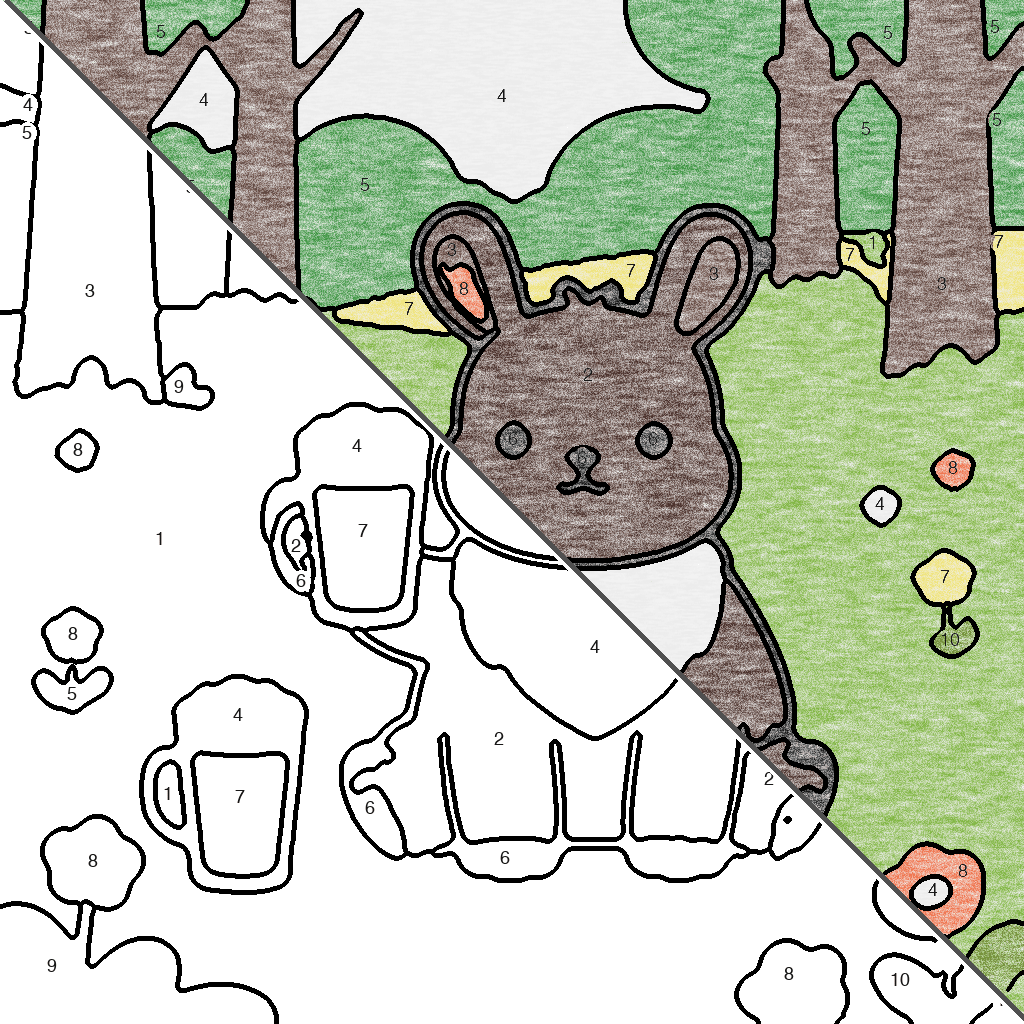 Schattig Beerje Heide kleurplaat