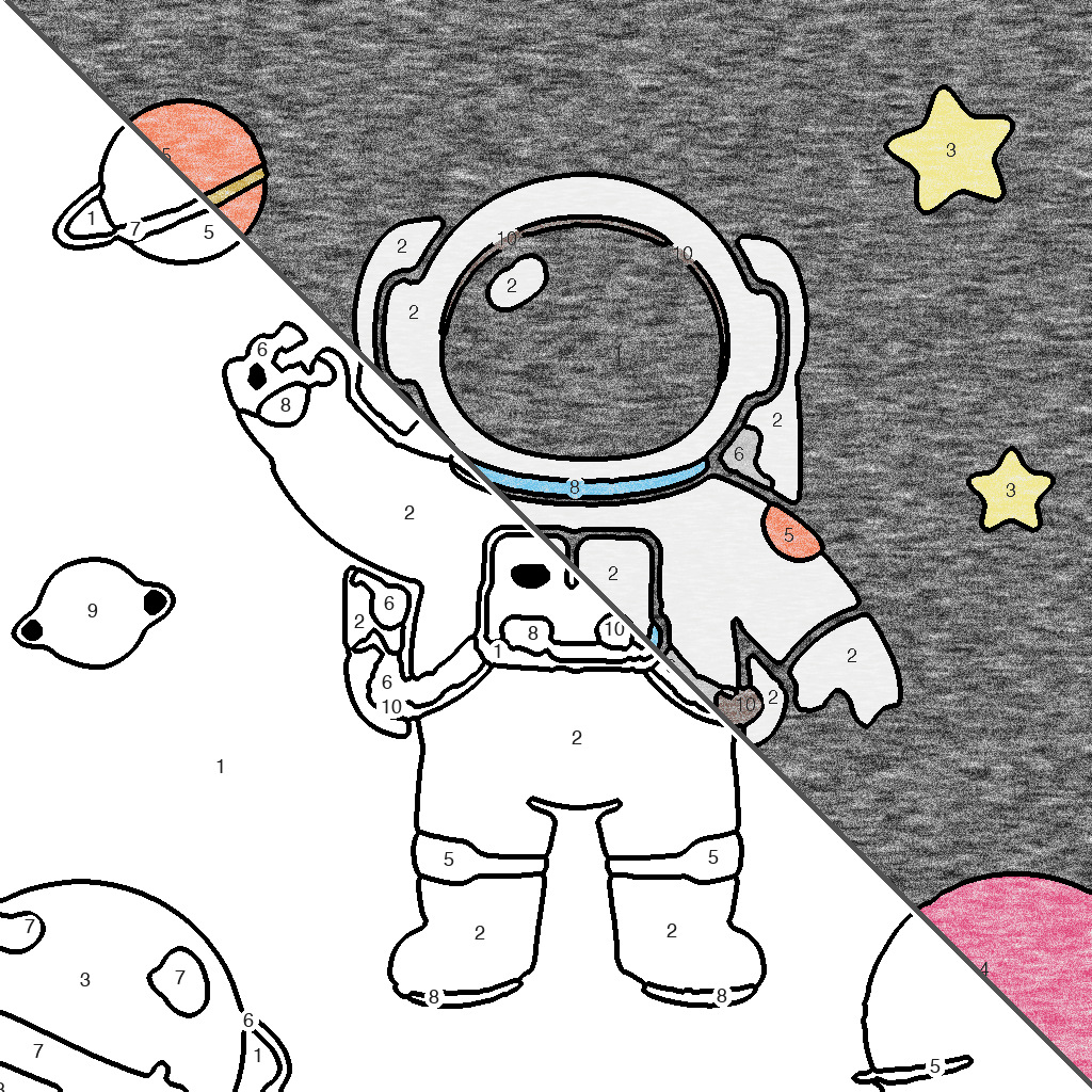 Ruimte Kleurplaat kleurplaat