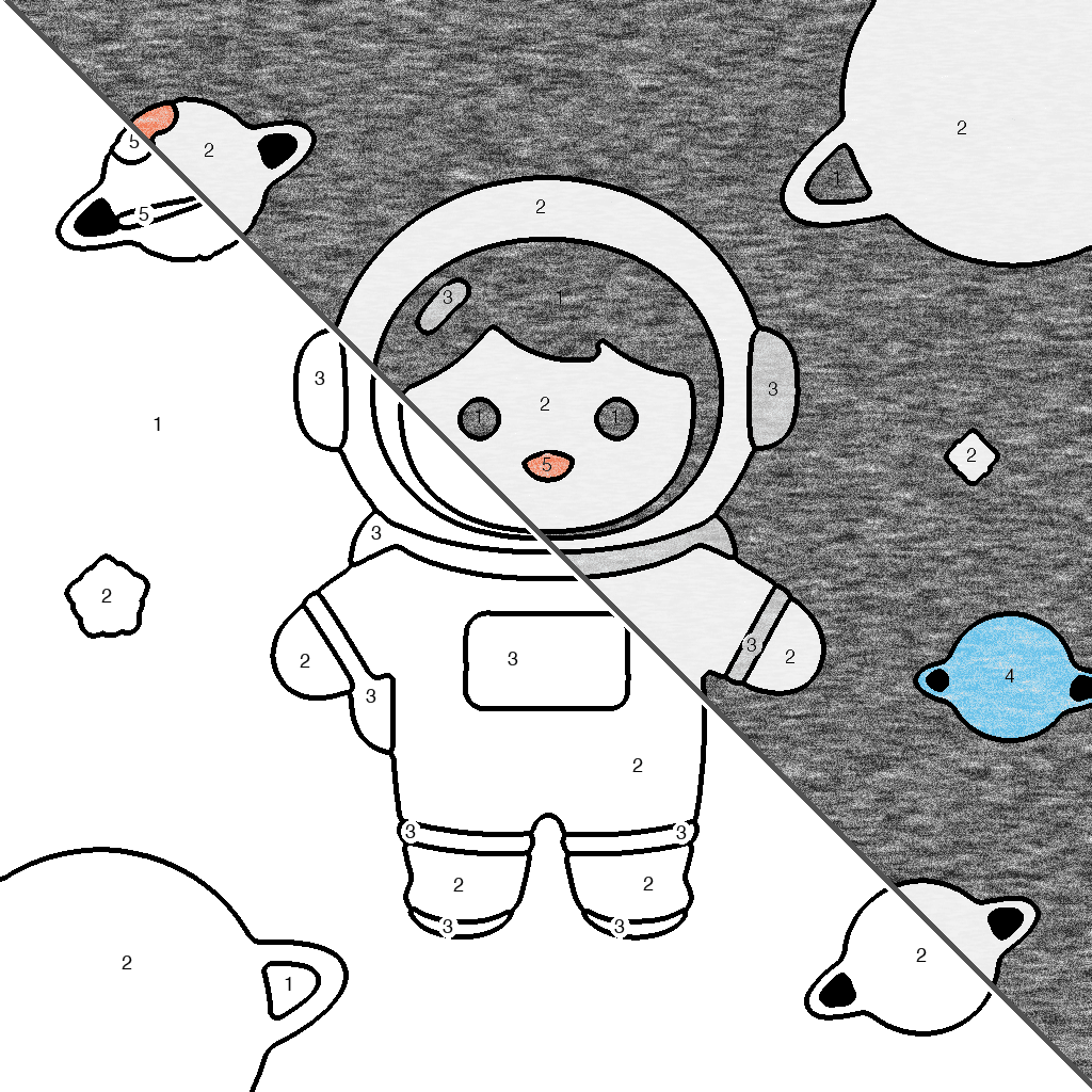 Ruimtekind Kleurplaat kleurplaat